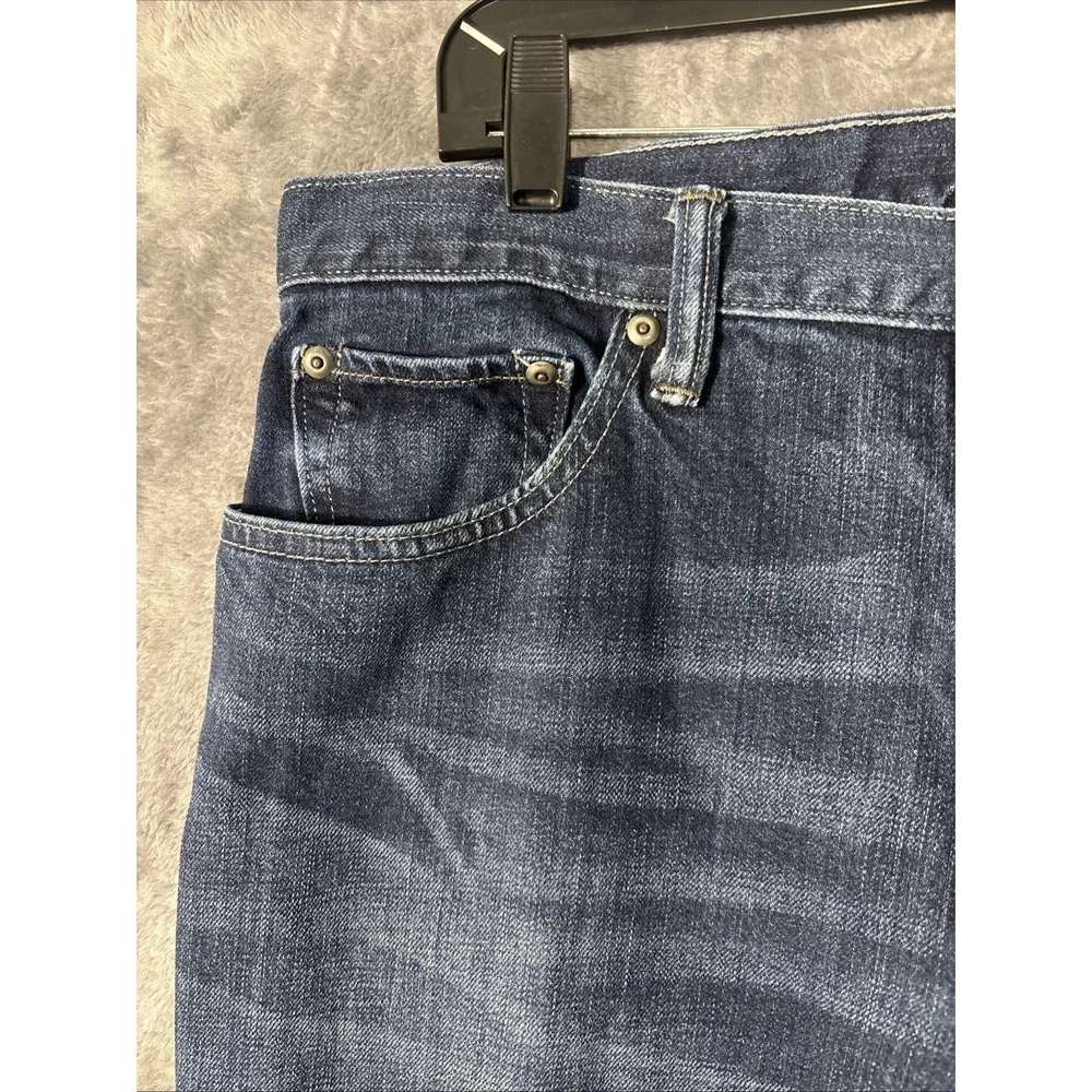 Banana Republic Relaxed Fit Jeans Mens 34x30 Dark Wash Blue Denim Straight Leg